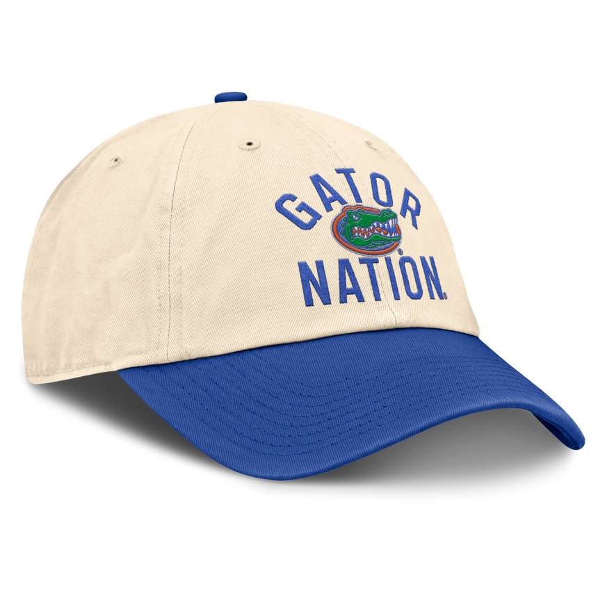 Florida Gators Nike Unisex 2026 Primetime Natural 2-Tone Club Adjustable Hat - Natural - Pro Jersey Sports