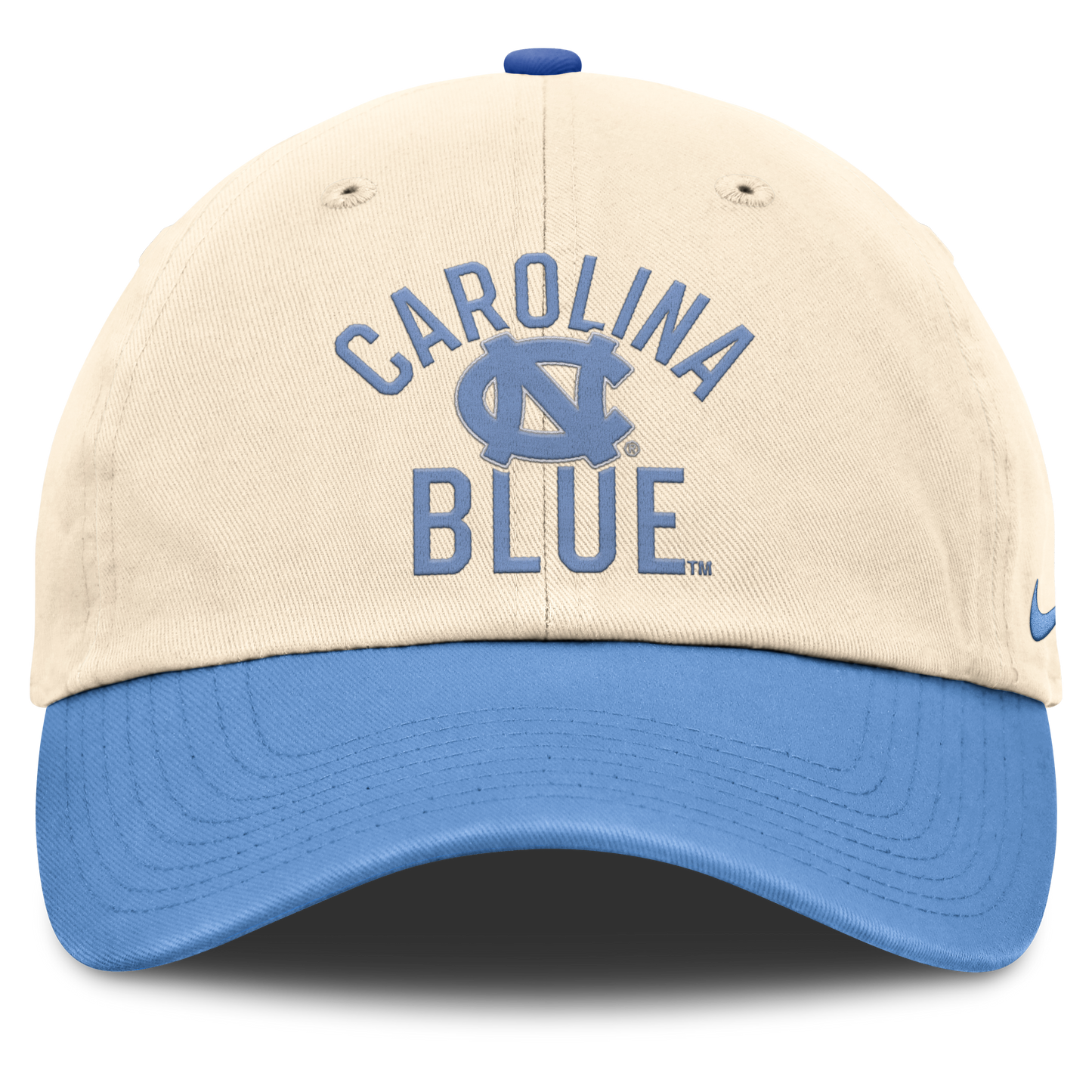 North Carolina Tar Heels Nike Unisex 2026 Primetime Natural 2-Tone Club Adjustable Hat - Natural - Pro Jersey Sports