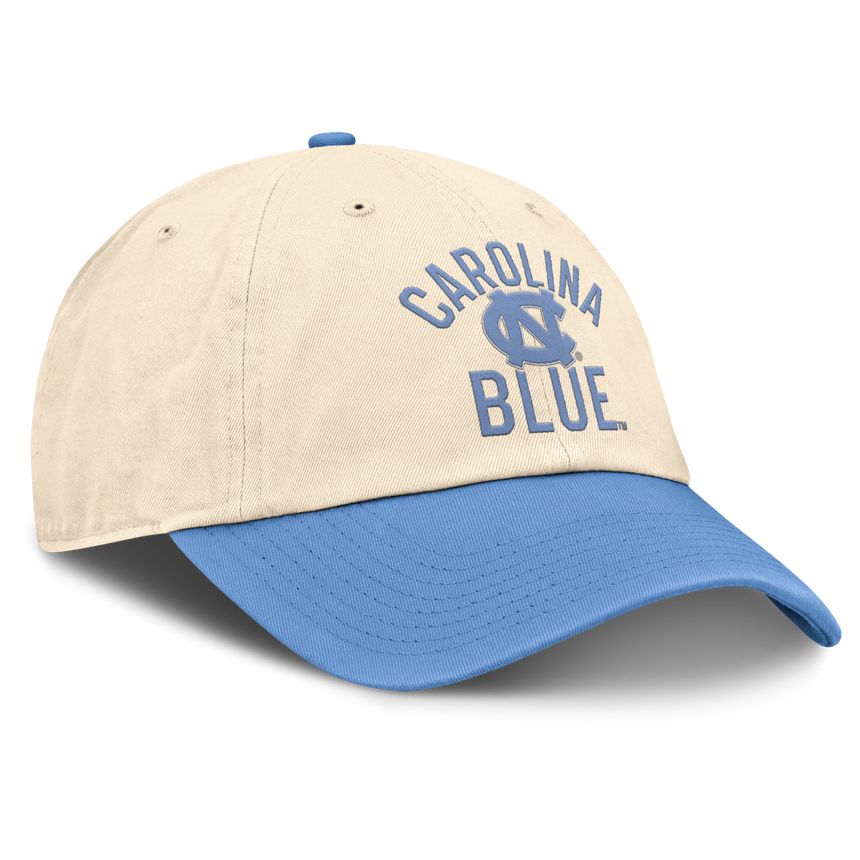 North Carolina Tar Heels Nike Unisex 2026 Primetime Natural 2-Tone Club Adjustable Hat - Natural - Pro Jersey Sports