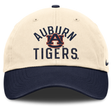 Auburn Tigers Nike Unisex 2026 Primetime Natural 2-Tone Club Adjustable Hat - Natural - Pro Jersey Sports