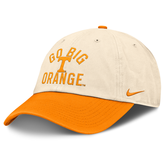 Tennessee Volunteers Nike Unisex 2026 Primetime Natural 2-Tone Club Adjustable Hat - Natural - Pro Jersey Sports
