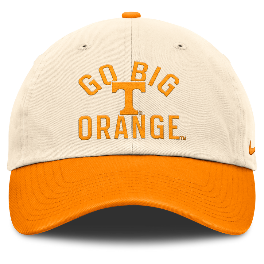Tennessee Volunteers Nike Unisex 2026 Primetime Natural 2-Tone Club Adjustable Hat - Natural - Pro Jersey Sports