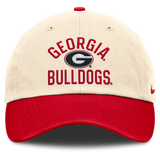 Georgia Bullsdogs Nike Unisex 2026 Primetime Natural 2-Tone Club Adjustable Hat - Natural - Pro Jersey Sports