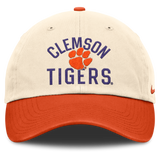 Clemson Tigers Nike Unisex 2026 Primetime Natural 2-Tone Club Adjustable Hat - Natural - Pro Jersey Sports