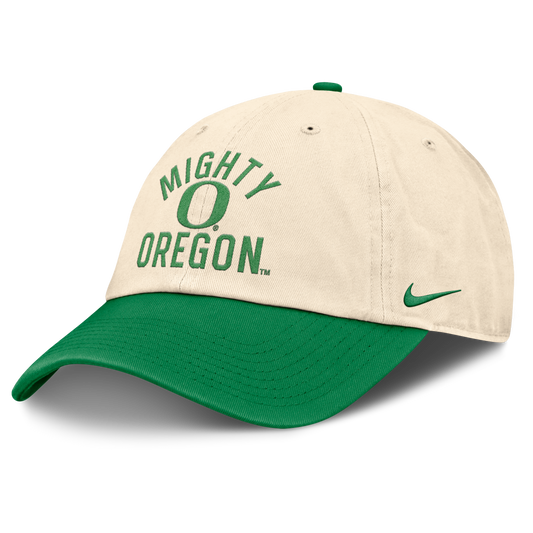 Oregon Ducks Nike Unisex 2026 Primetime Natural 2-Tone Club Adjustable Hat - Natural - Pro Jersey Sports
