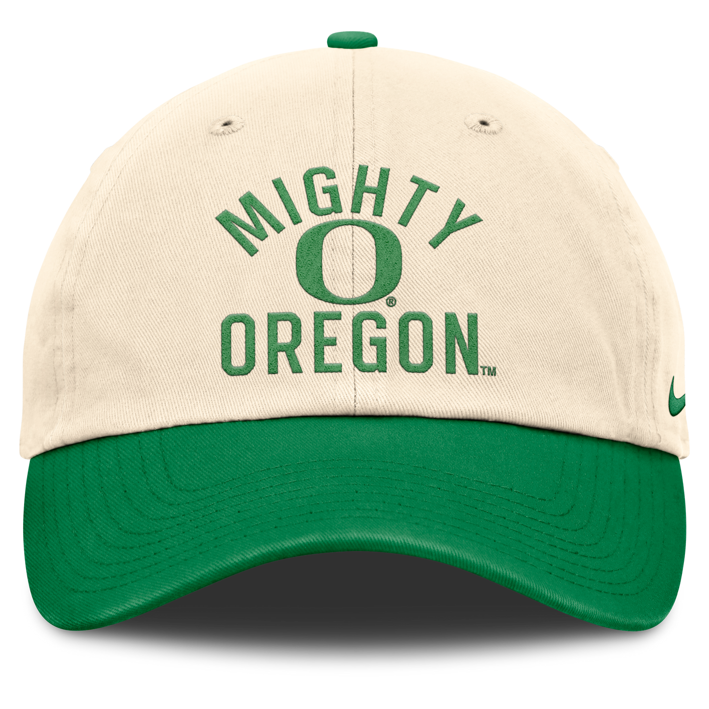 Oregon Ducks Nike Unisex 2026 Primetime Natural 2-Tone Club Adjustable Hat - Natural - Pro Jersey Sports