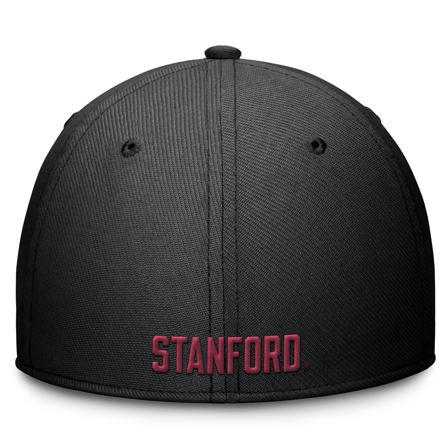 Stanford Cardinal Nike Rise Black Flex Hat-Maroon