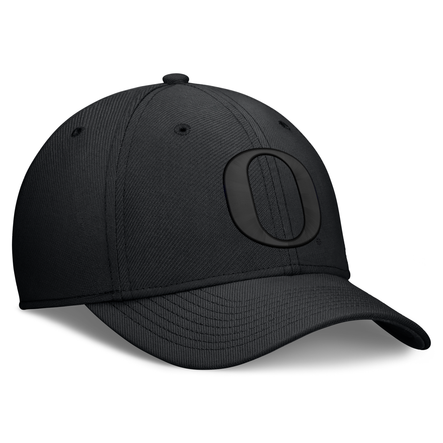 Oregon Ducks Nike Rise Tonal Black Flex-Fit Hat