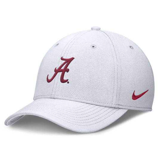 Alabama Crimson Tide Nike White Rise Flex Hat