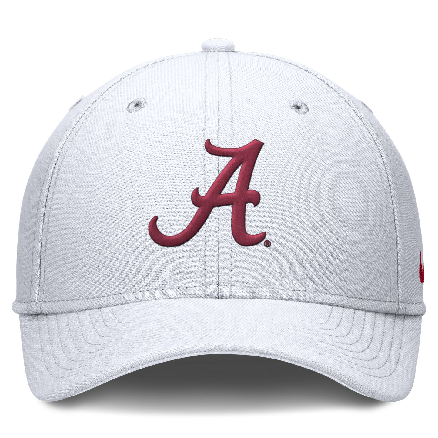Alabama Crimson Tide Nike White Rise Flex Hat