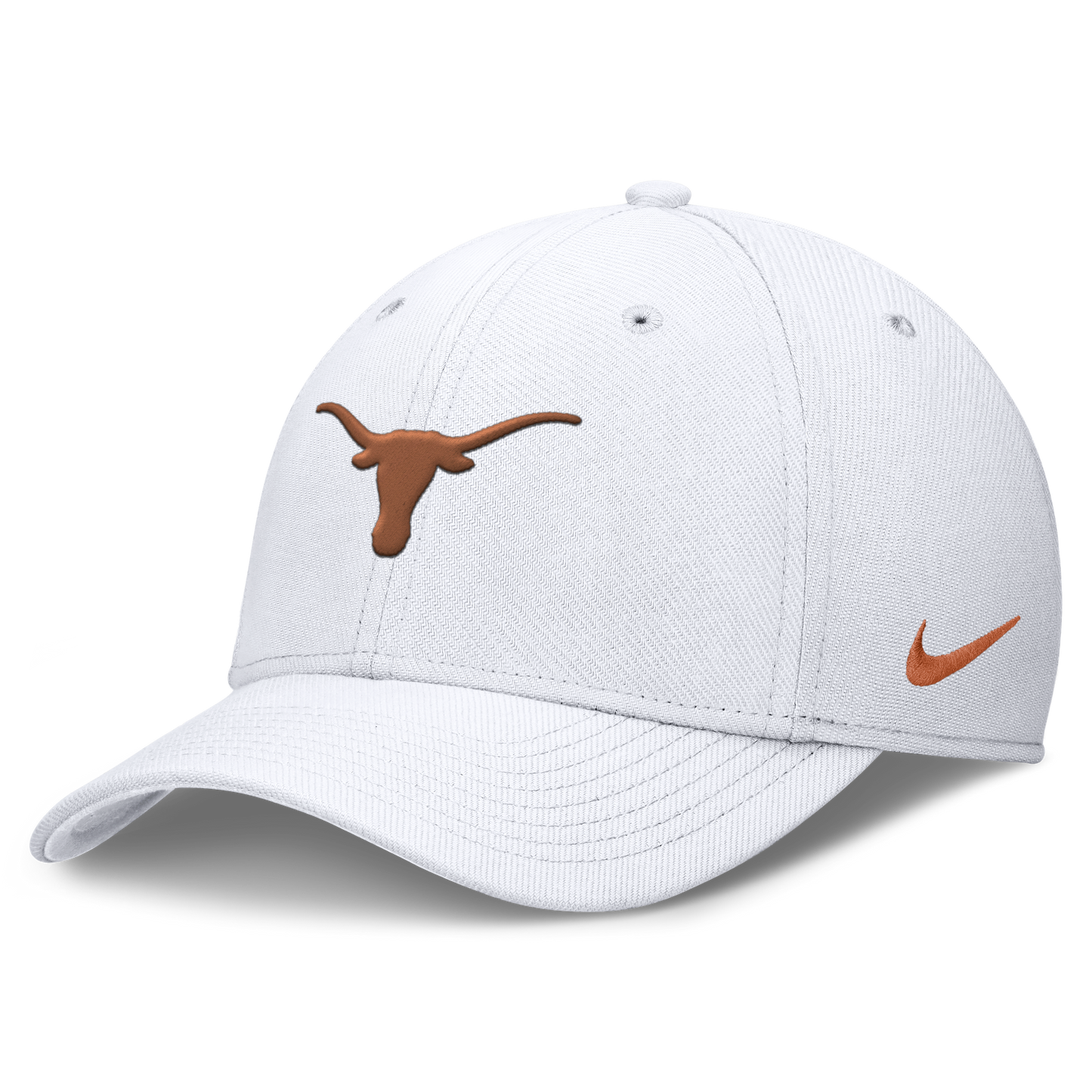 Texas Longhorns Nike Rise White Flex-Fit Hat