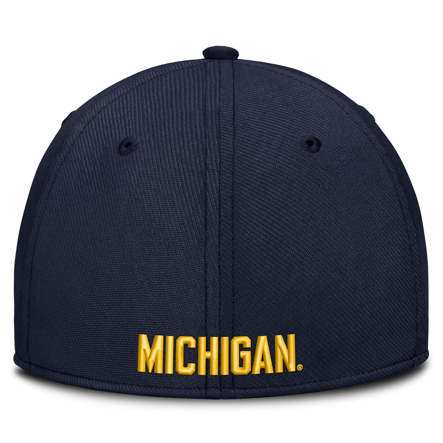 Michigan Wolverines Nike Brand Rise Retro Logo Flex Hat-Navy