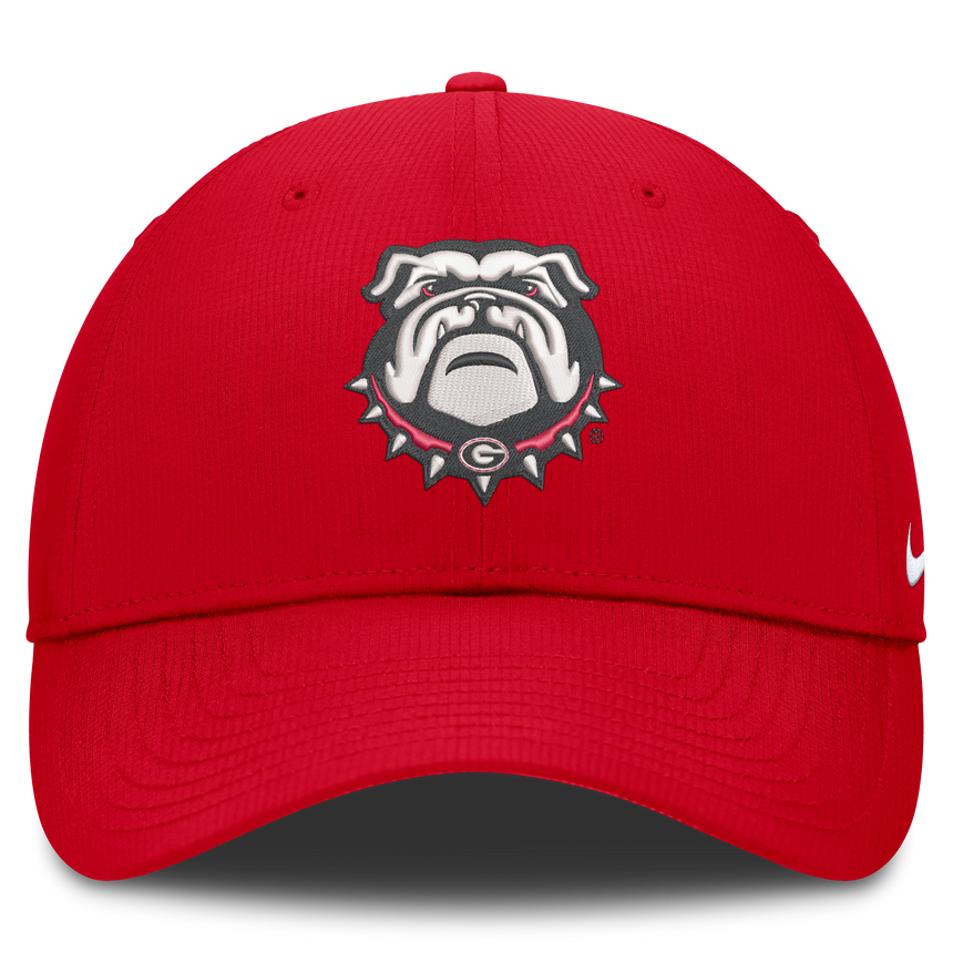 Georgia Bulldogs Nike Club Performance Adjustable Hat-Red - Pro Jersey Sports