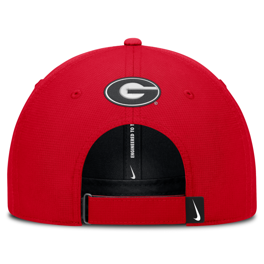 Georgia Bulldogs Nike Club Performance Adjustable Hat-Red - Pro Jersey Sports