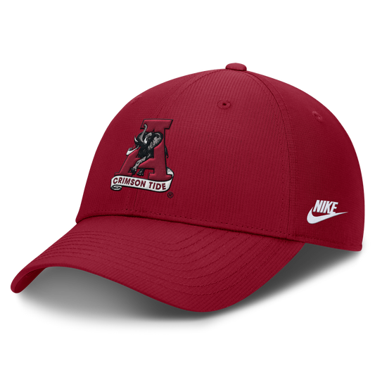 Alabama Crimson Tide Nike Club Dri-Fit Adjustable Hat-Crimson-Alternate Logo