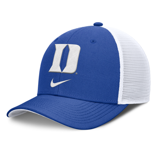 Duke Blue Devils Nike Rise Royal Blue Adjustable Snapback Trucker Hat - Pro Jersey Sports