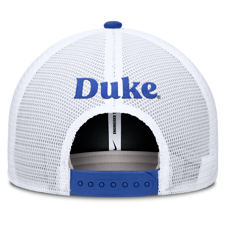 Duke Blue Devils Nike Rise Royal Blue Adjustable Snapback Trucker Hat - Pro Jersey Sports