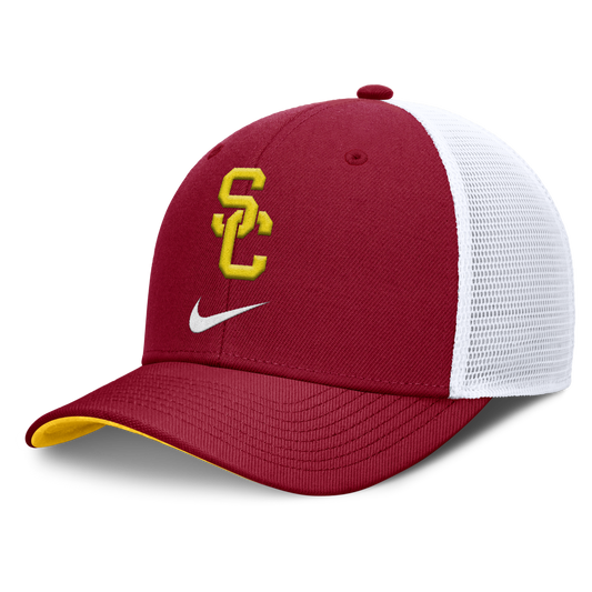 USC Trojans Nike Dri Fit Rise Primetime Structured Adjustable Trucker Hat - Pro Jersey Sports