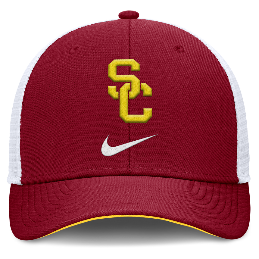 USC Trojans Nike Dri Fit Rise Primetime Structured Adjustable Trucker Hat - Pro Jersey Sports
