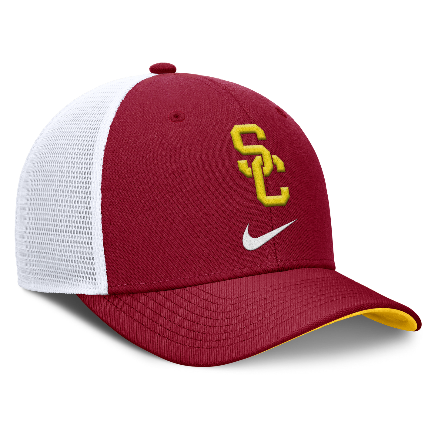 USC Trojans Nike Dri Fit Rise Primetime Structured Adjustable Trucker Hat - Pro Jersey Sports