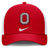Ohio State Buckeyes Nike Rise Red Adjustable Snapback Trucker Hat - Pro Jersey Sports