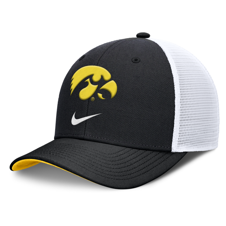 Iowa Haykeyes Nike Dri Fit Rise Primetime Structured Adjustable Trucker Hat - Pro Jersey Sports