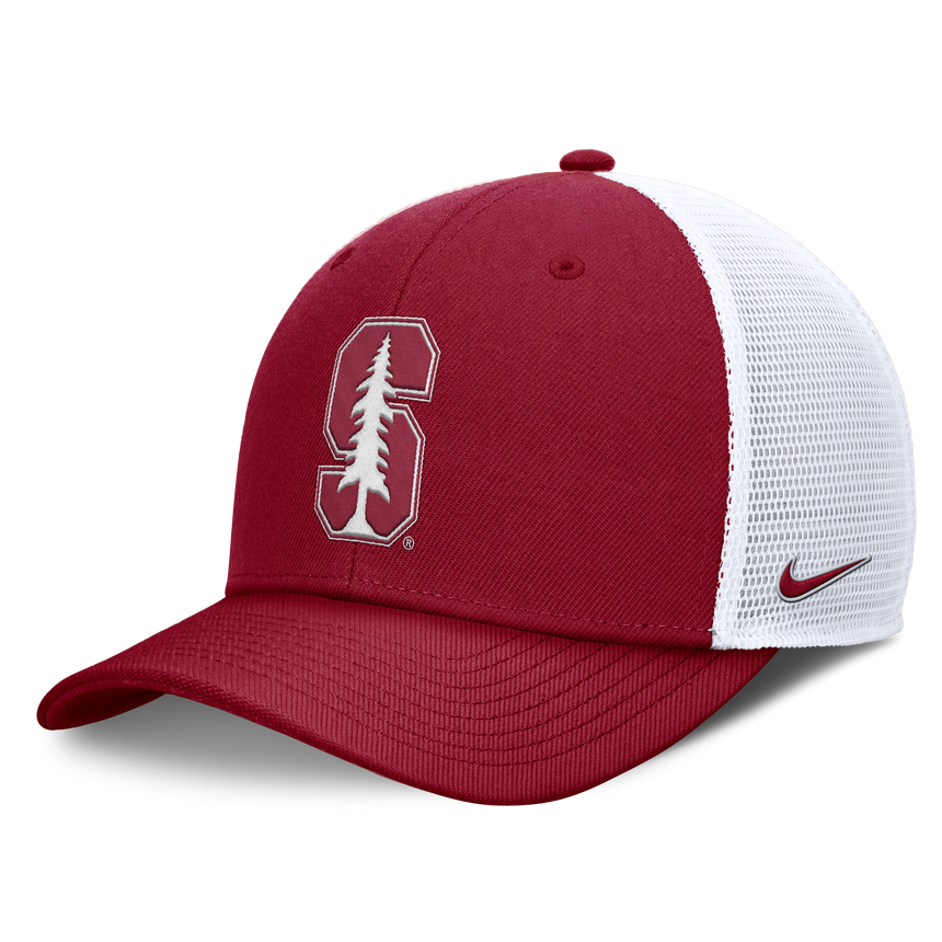 Stanford Cardinal Nike Dri Fit Rise Primetime Structured Adjustable Trucker Hat - Pro Jersey Sports