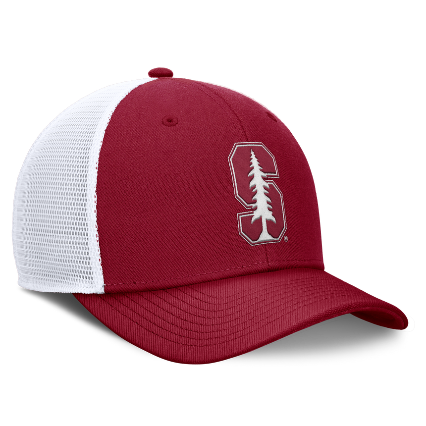 Stanford Cardinal Nike Dri Fit Rise Primetime Structured Adjustable Trucker Hat - Pro Jersey Sports