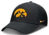 Iowa Hawkeyes Black Nike Rise Adjustable Hat - Pro Jersey Sports