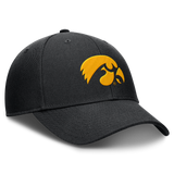 Iowa Hawkeyes Black Nike Rise Adjustable Hat - Pro Jersey Sports