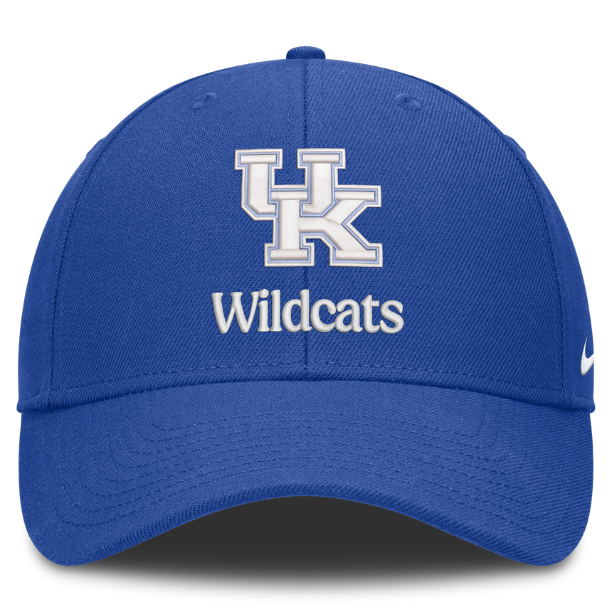 Kentucky Wildcats Nike Primetime Rise Adjustable Hat -Blue - Pro Jersey Sports