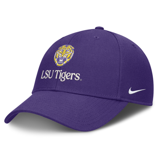 LSU Tigers Nike Primetime Rise Adjustable Hat -Purple - Pro Jersey Sports