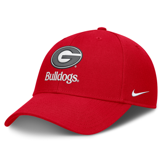 Georgia Bulldogs Nike Primetime Rise Adjustable Hat - Red - Pro Jersey Sports