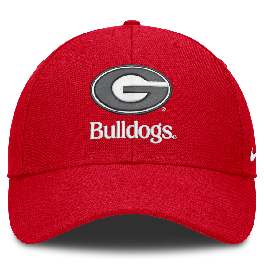 Georgia Bulldogs Nike Primetime Rise Adjustable Hat - Red - Pro Jersey Sports