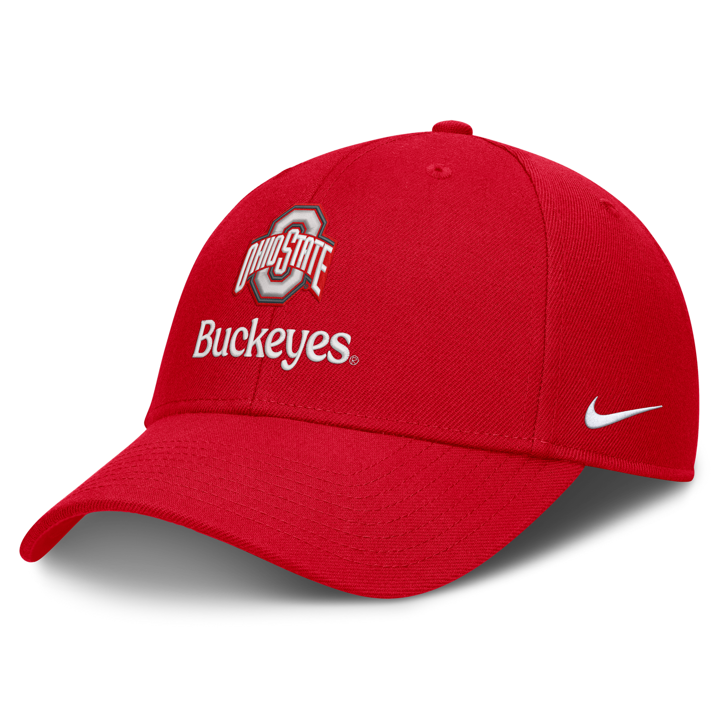 Ohio State Buckeyes Nike Primetime Rise Adjustable Hat -Red - Pro Jersey Sports