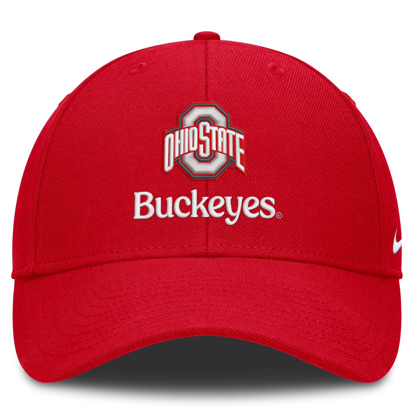 Ohio State Buckeyes Nike Primetime Rise Adjustable Hat -Red - Pro Jersey Sports
