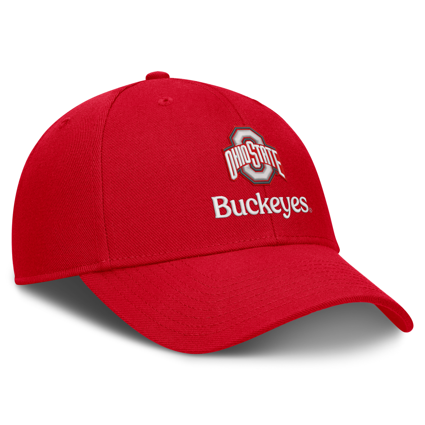 Ohio State Buckeyes Nike Primetime Rise Adjustable Hat -Red - Pro Jersey Sports