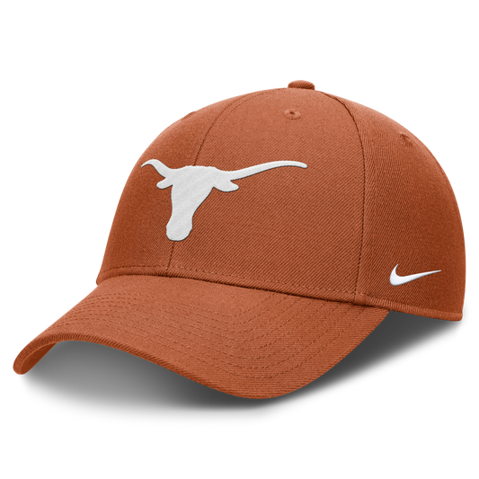 Texas Longhorns Nike Club Structured Adjustable Hat-Desert Orange