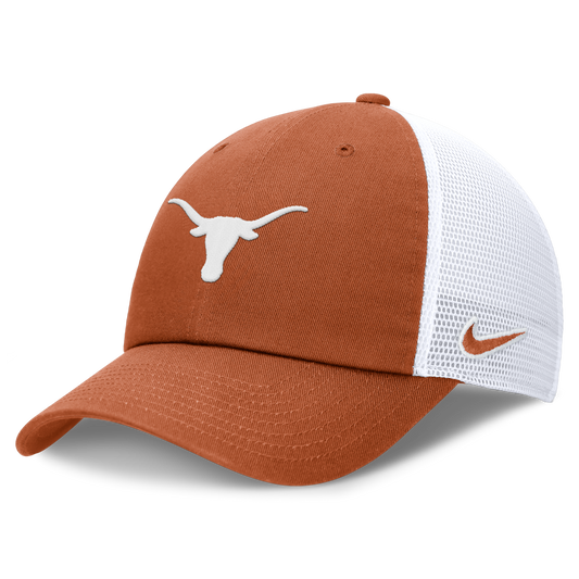 Men's Texas Longhorns Nike Club Primetime Unstructured Trucker Cap - Pro Jersey Sports