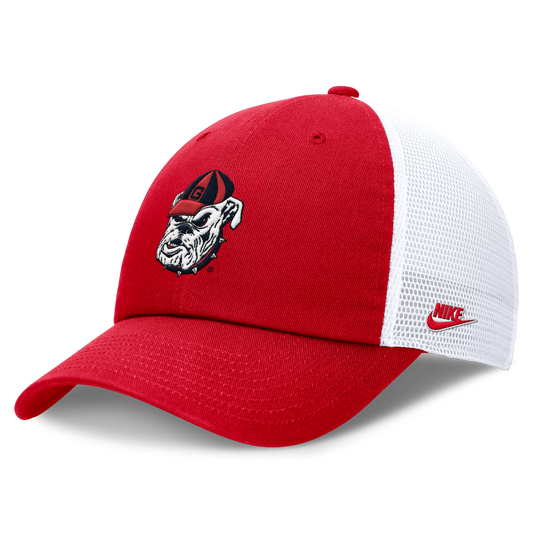 Men's Georgia Bulldogs Nike Club Red Unstructured Trucker Cap