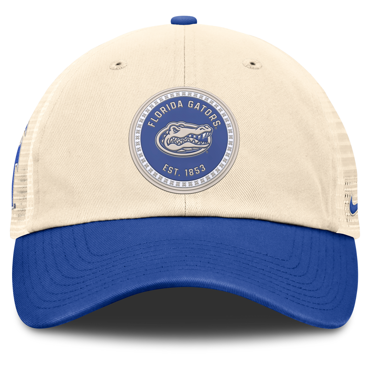 Men's Florida Gators Nike Club Primetime Unstructured Trucker Cap-Natural - Pro Jersey Sports