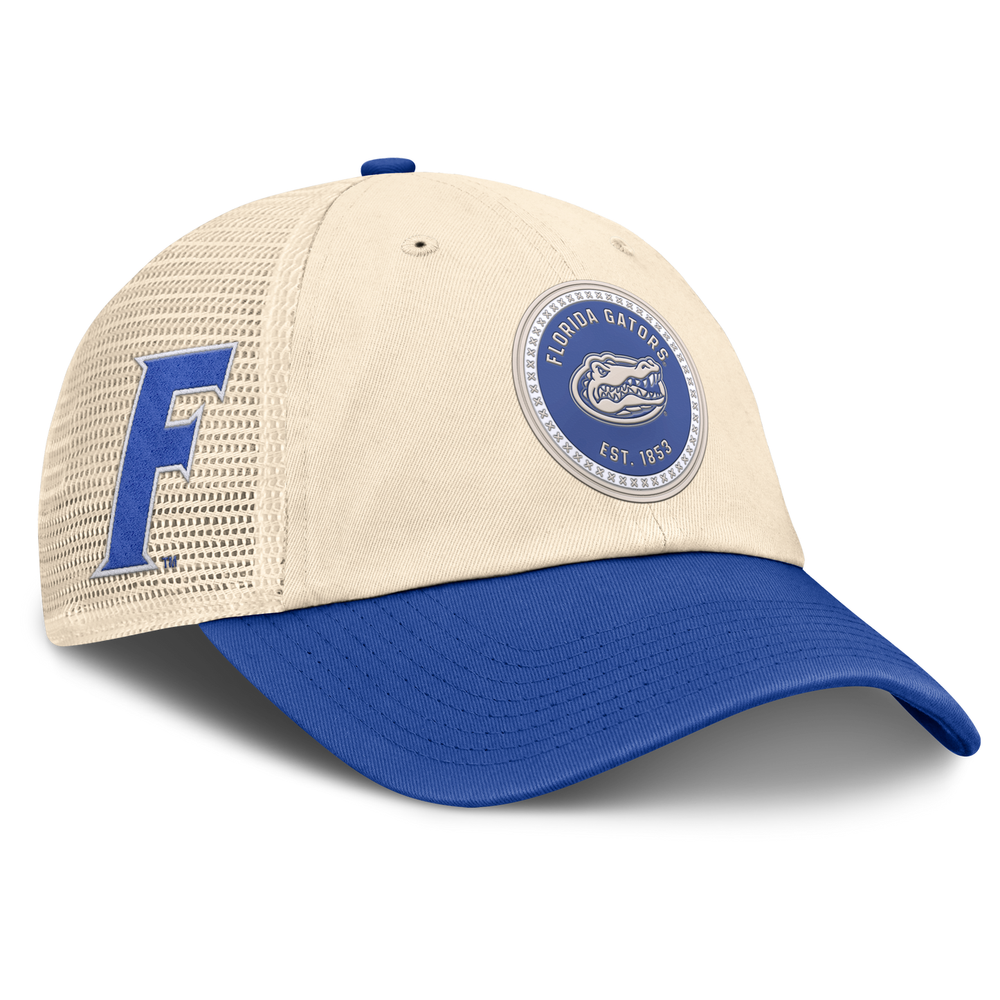 Men's Florida Gators Nike Club Primetime Unstructured Trucker Cap-Natural - Pro Jersey Sports
