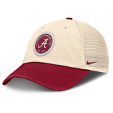 Men's Alabama Crimson Tide Nike Club Primetime Unstructured Trucker Cap-Natural - Pro Jersey Sports