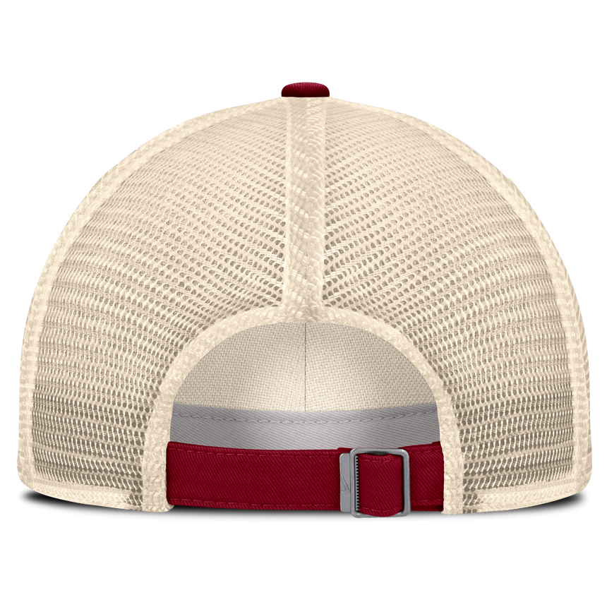 Men's Alabama Crimson Tide Nike Club Primetime Unstructured Trucker Cap-Natural - Pro Jersey Sports