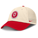 Men's Ohio State Buckeyes Nike Club Primetime Unstructured Trucker Cap-Natural - Pro Jersey Sports