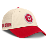 Men's Ohio State Buckeyes Nike Club Primetime Unstructured Trucker Cap-Natural - Pro Jersey Sports