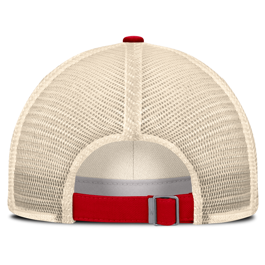 Men's Ohio State Buckeyes Nike Club Primetime Unstructured Trucker Cap-Natural - Pro Jersey Sports