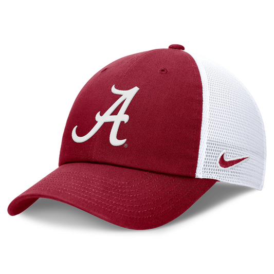 Men's Alabama Crimson Tide Nike Club Primetime Unstructured Trucker Cap - Pro Jersey Sports