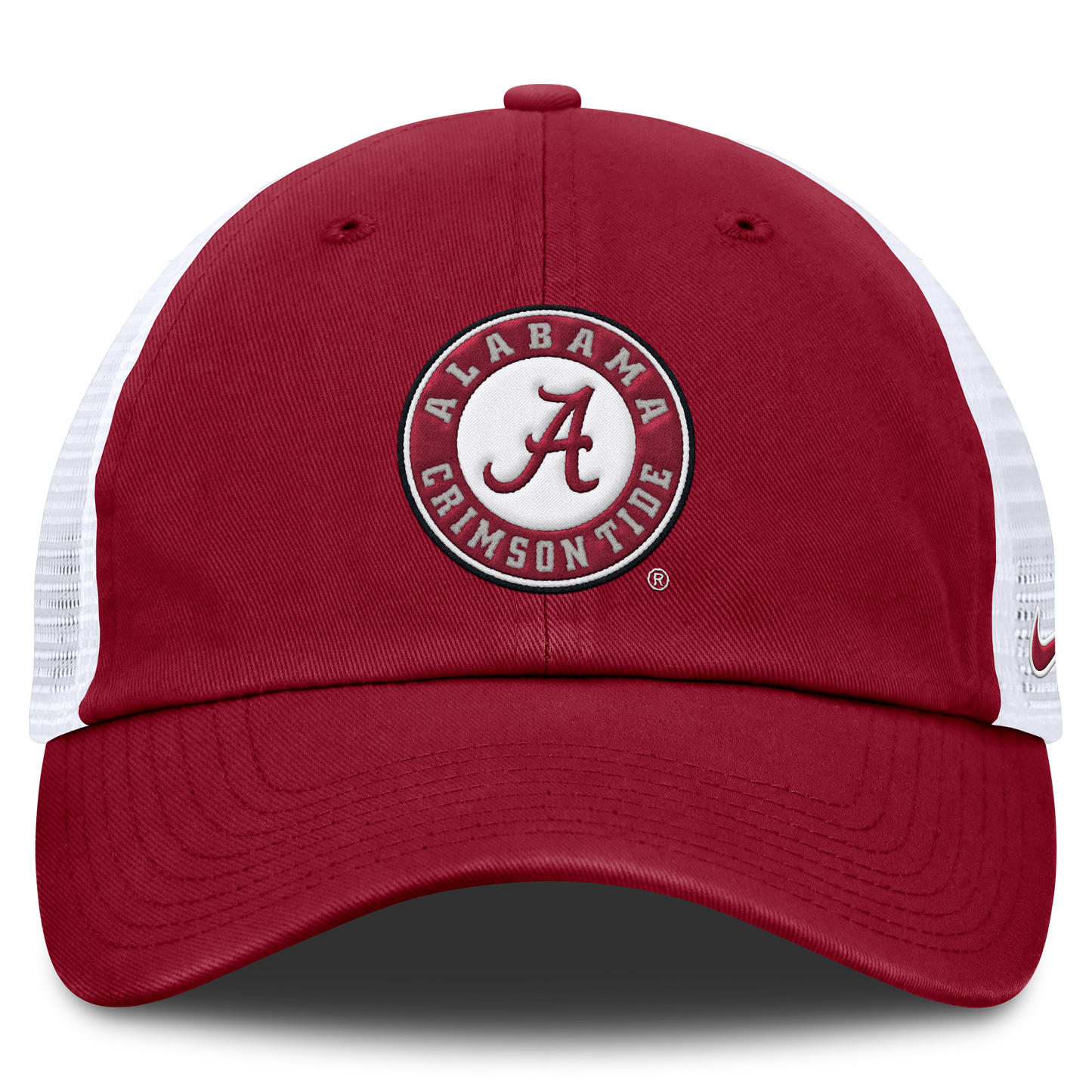 Alabama Crimson Tide Nike Club Dri-Fit Adjustable Hat-Crimson-Circle Logo