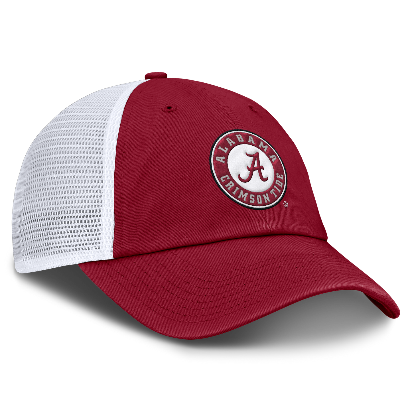 Alabama Crimson Tide Nike Club Dri-Fit Adjustable Hat-Crimson-Circle Logo